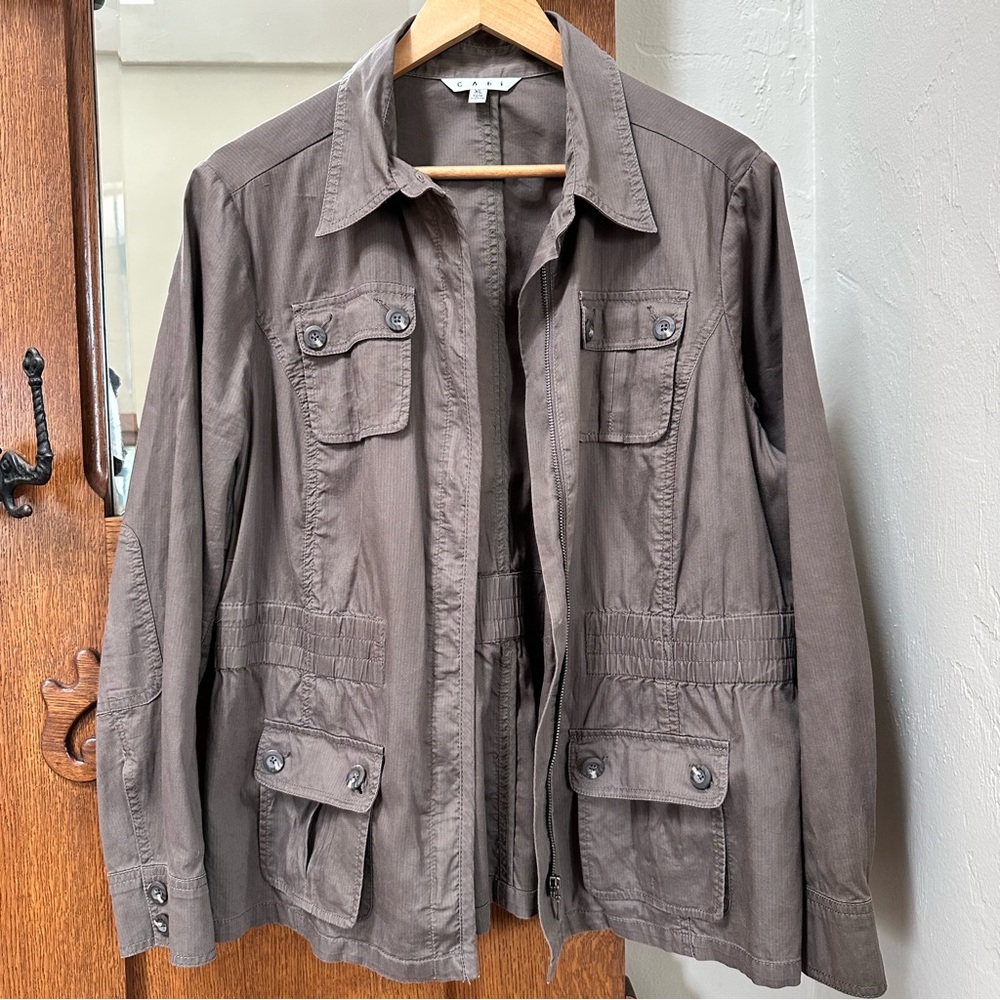 Cabi Light Brown Utility Jacket - image 1